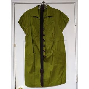 Moss Green Dress Barn Dress